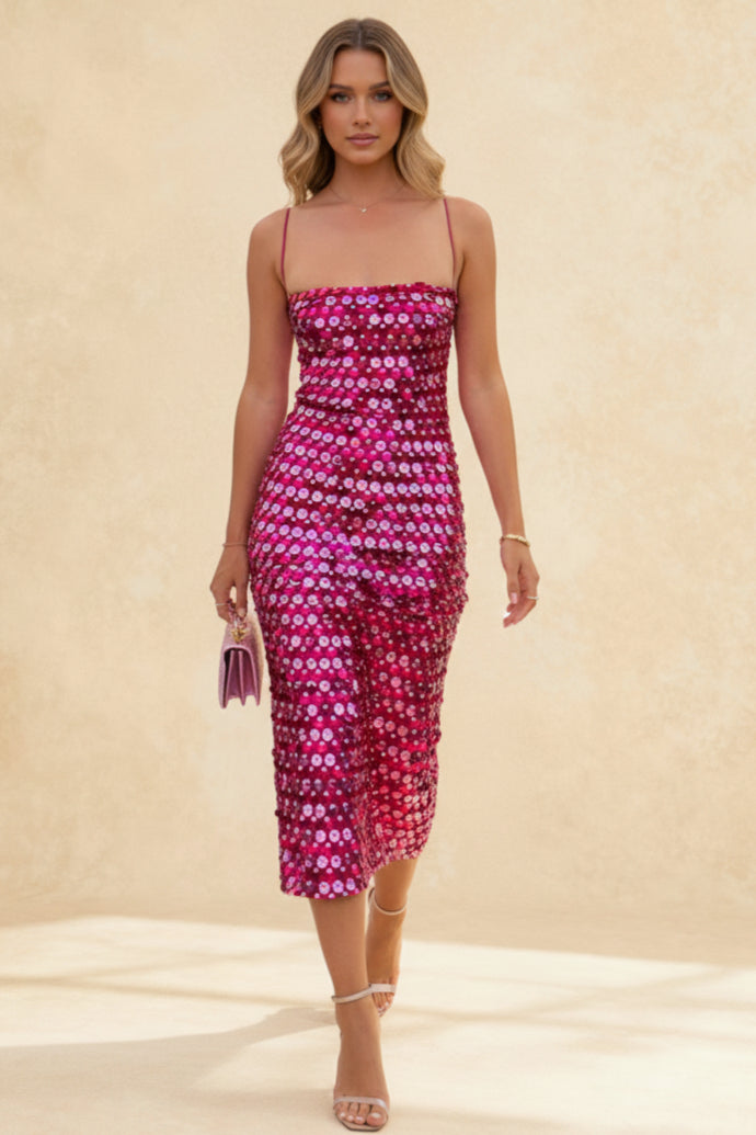 Sequin Midi Dress