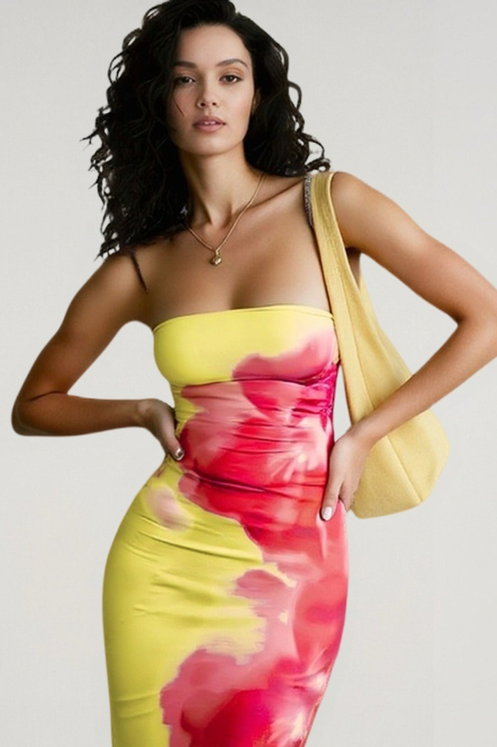 Bodycon Floral Dress