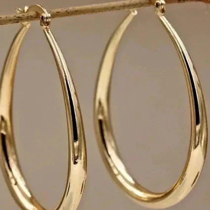 LIBERTY - GOLD HOOSP EARRING