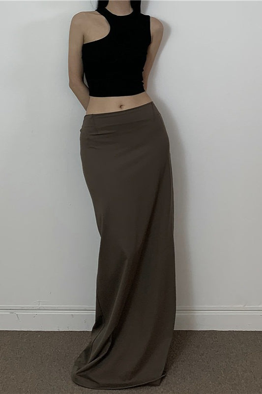 American Retro Draped Skirt