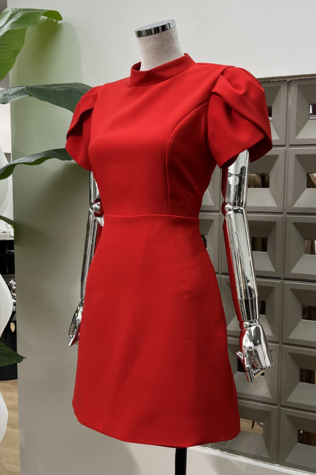 Adela Cut-out Bowknot Mini Dress