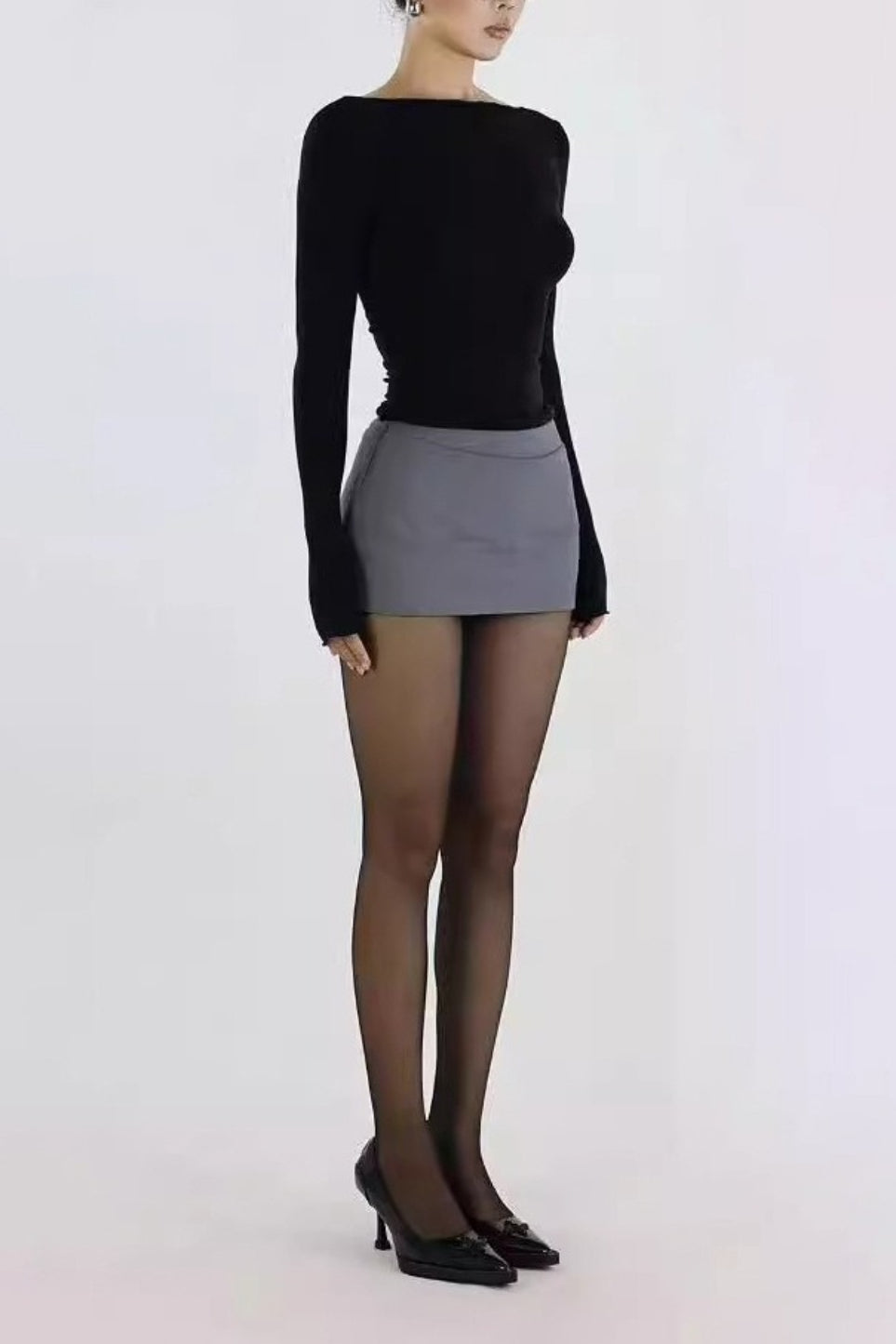 Blazer Stretch Bodycon Mini Skirt