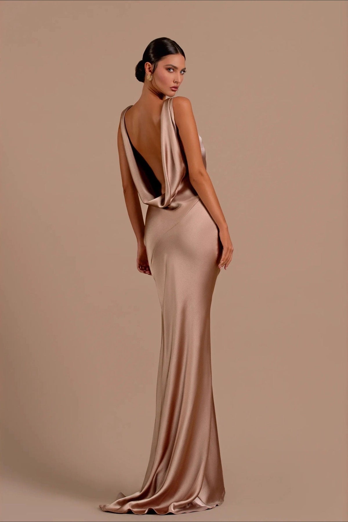 Sleeveless V-Neck Backless Slim Formal Dress - View 2