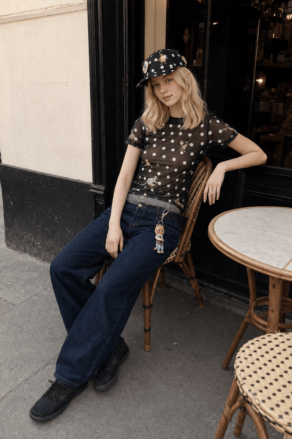 Sheer Mesh Crop Top
