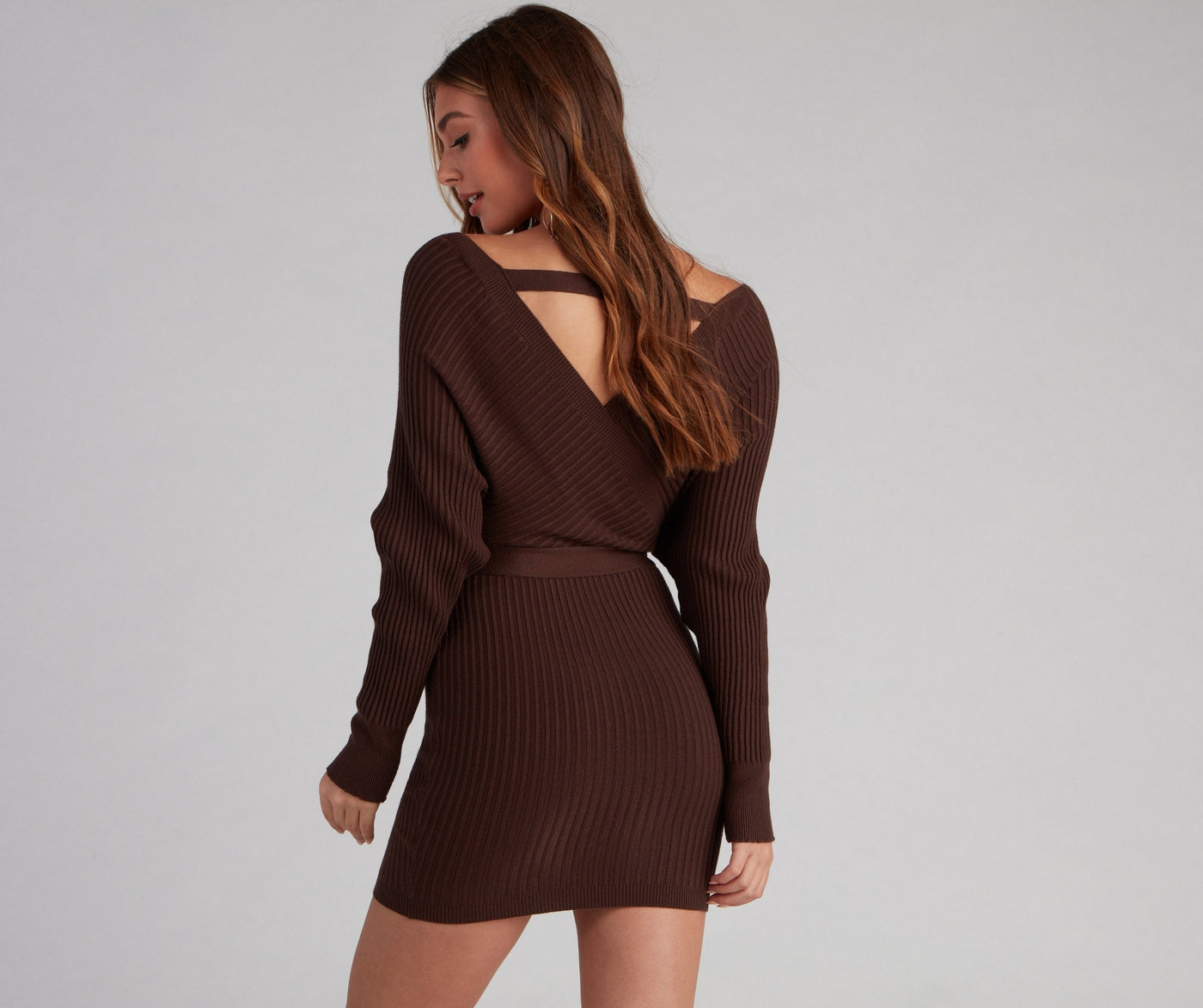Ribbed Mini Dress