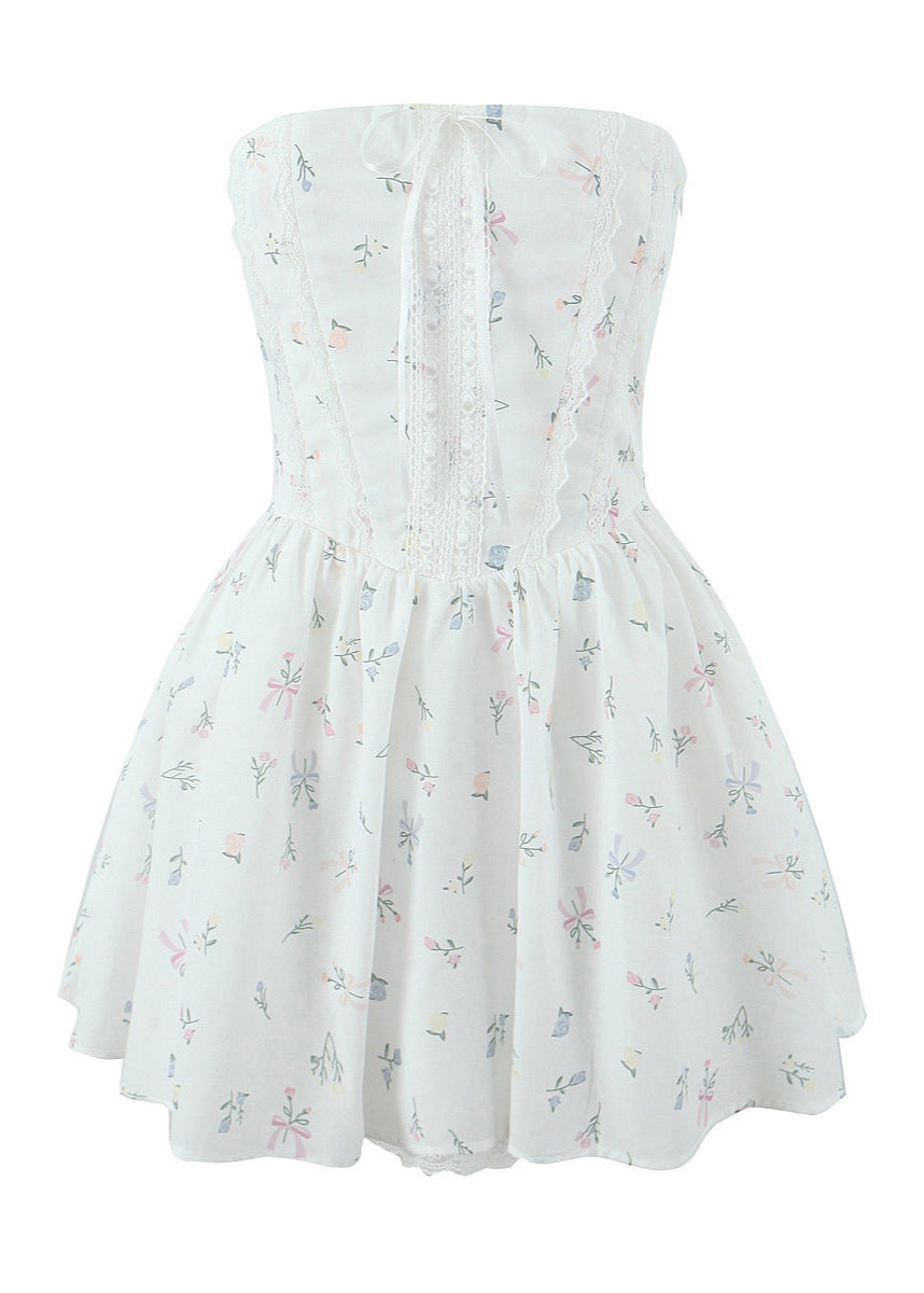 Isla - Strapless Corset Mini Dress