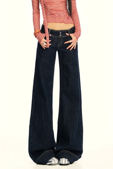 High Waist Slim Flare Jean