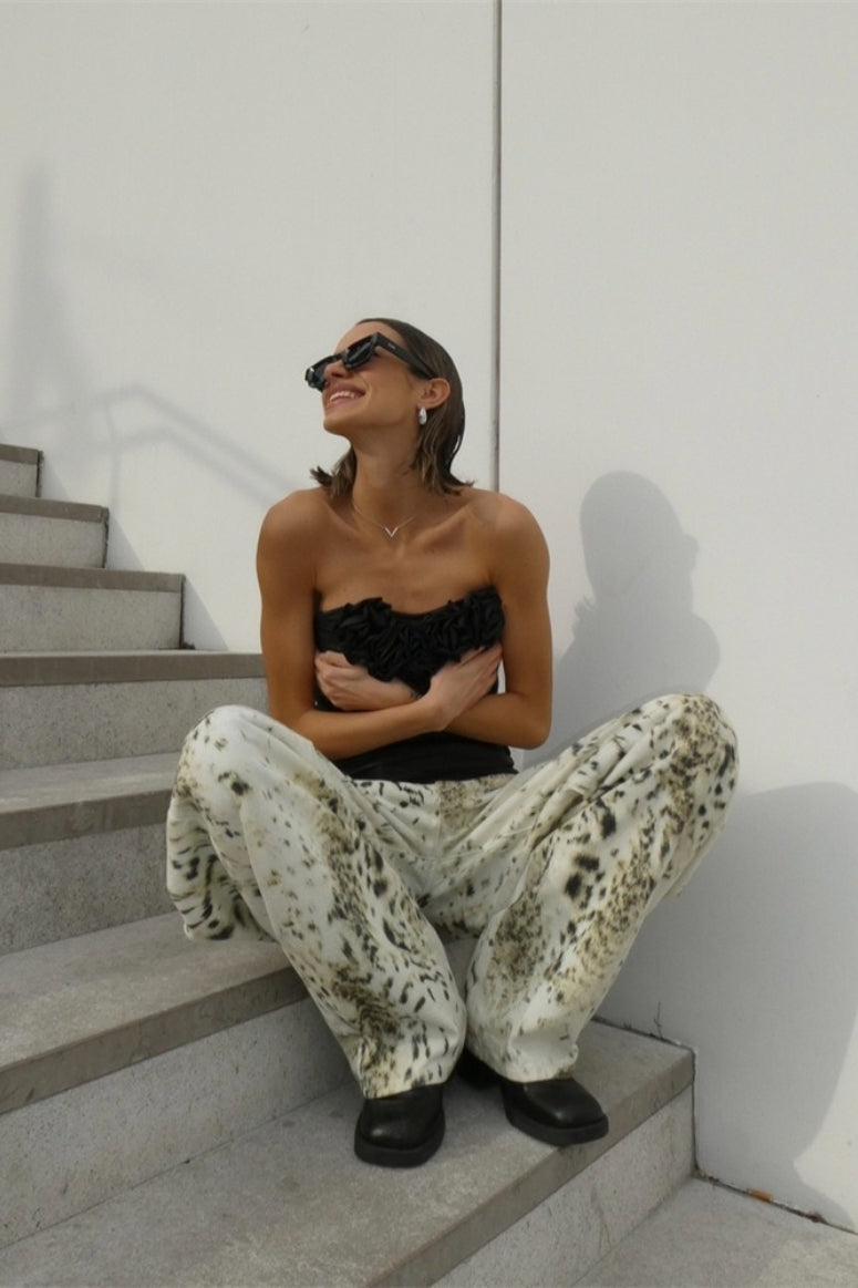 Casual Floor Length Denim Jean