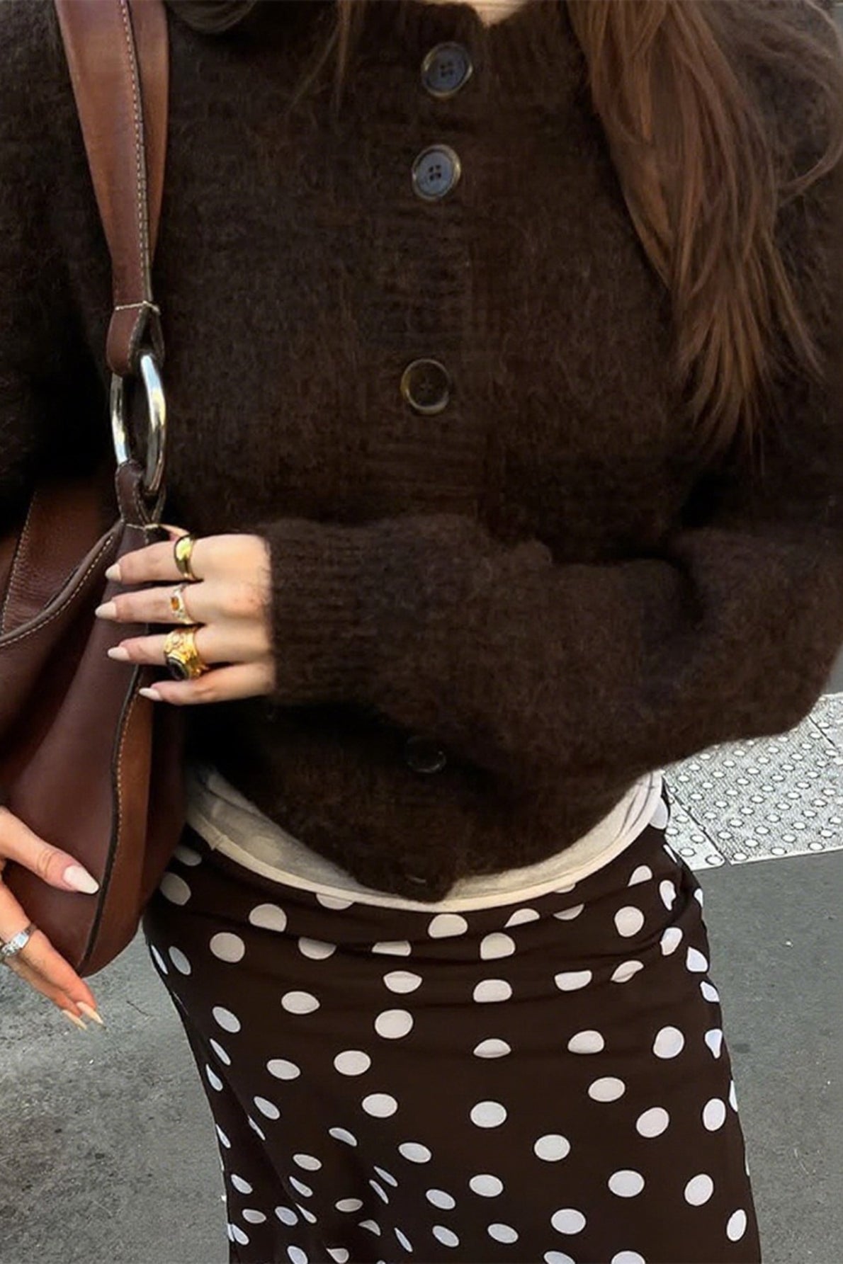 Casual Minimalist Button Front Long Sleeve Coat