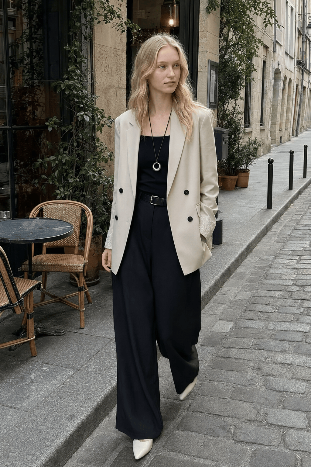 Loose Fit Long Sleeve Blazer