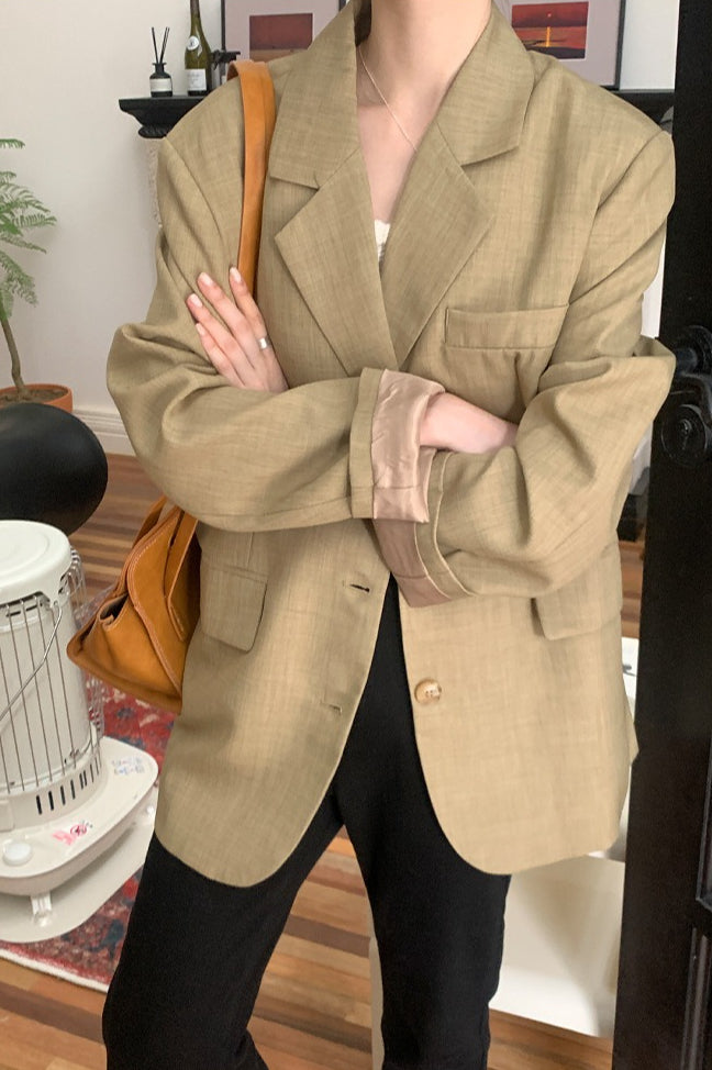 Loose Fit Casual Blazer