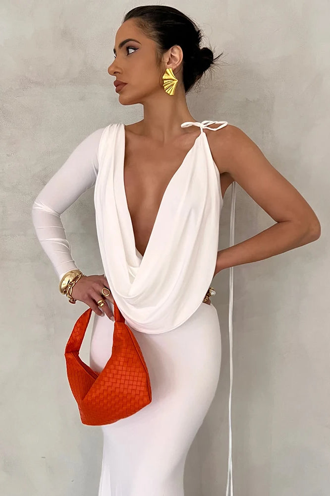 Dulzura One-Shoulder Maxi Dress