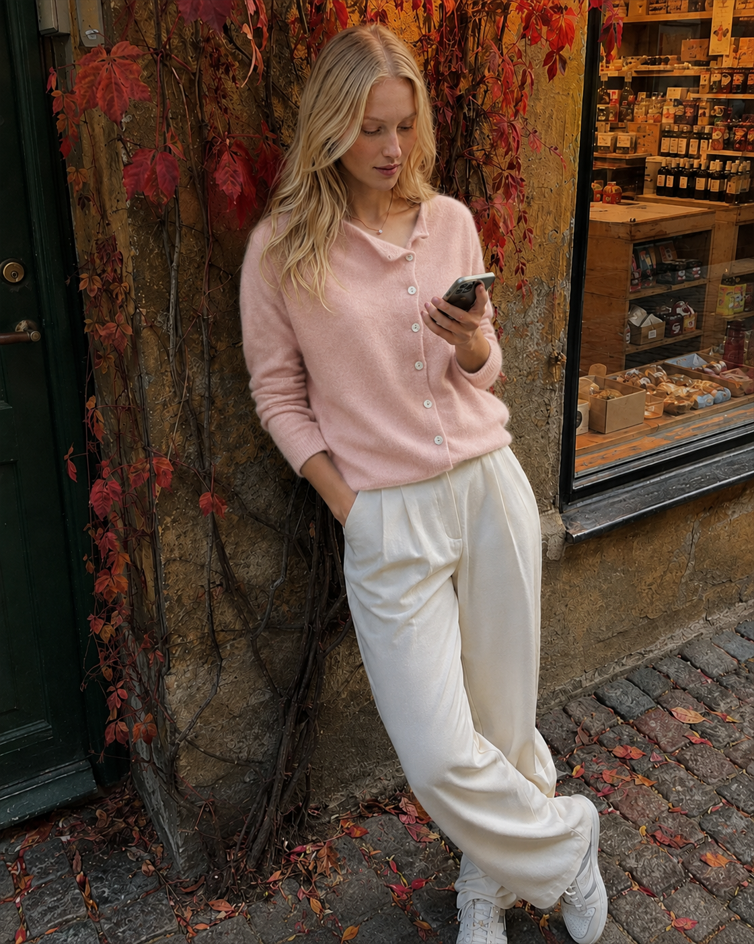 Elegant Button Knit Cardigan