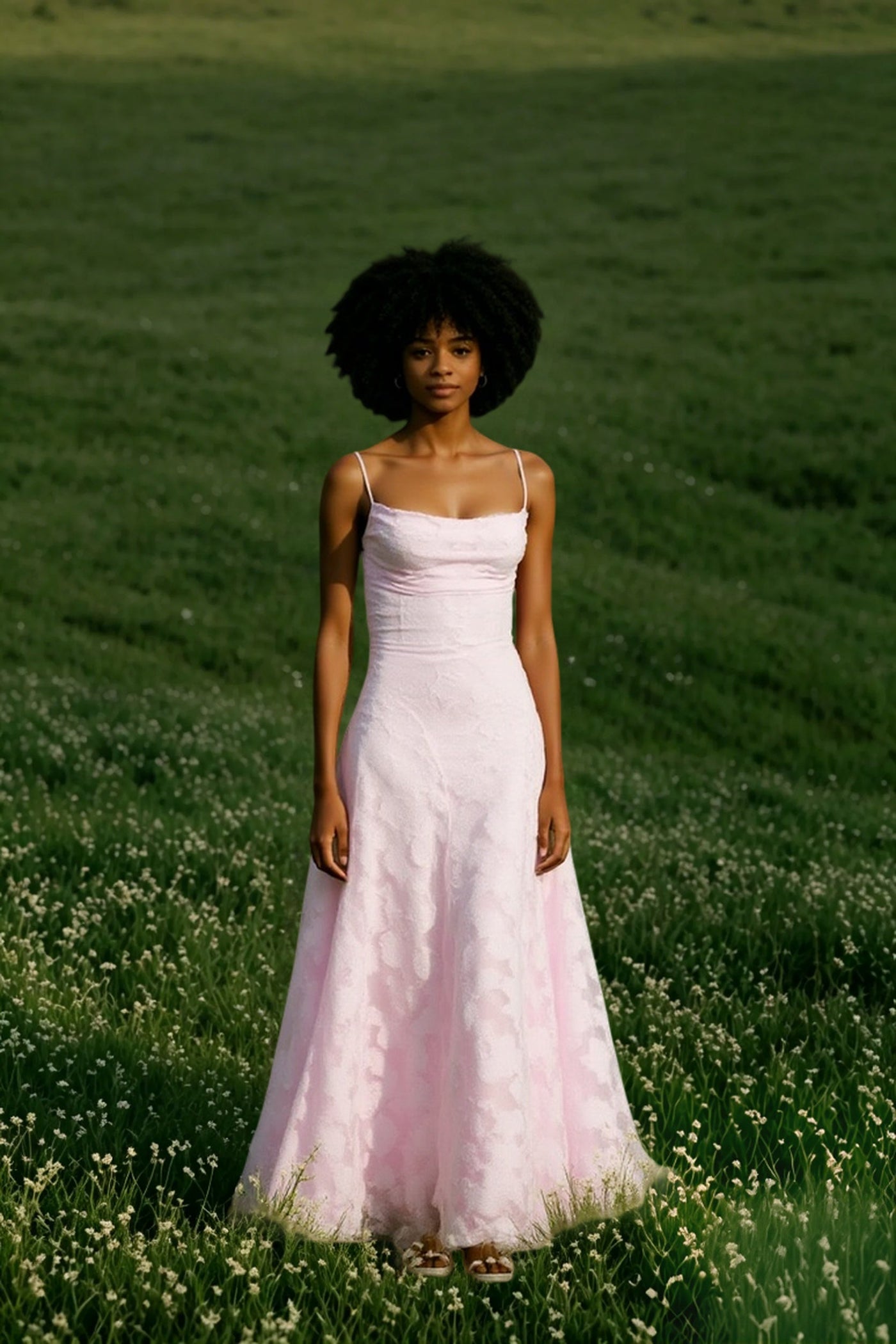 Backless Chiffon Maxi Dress