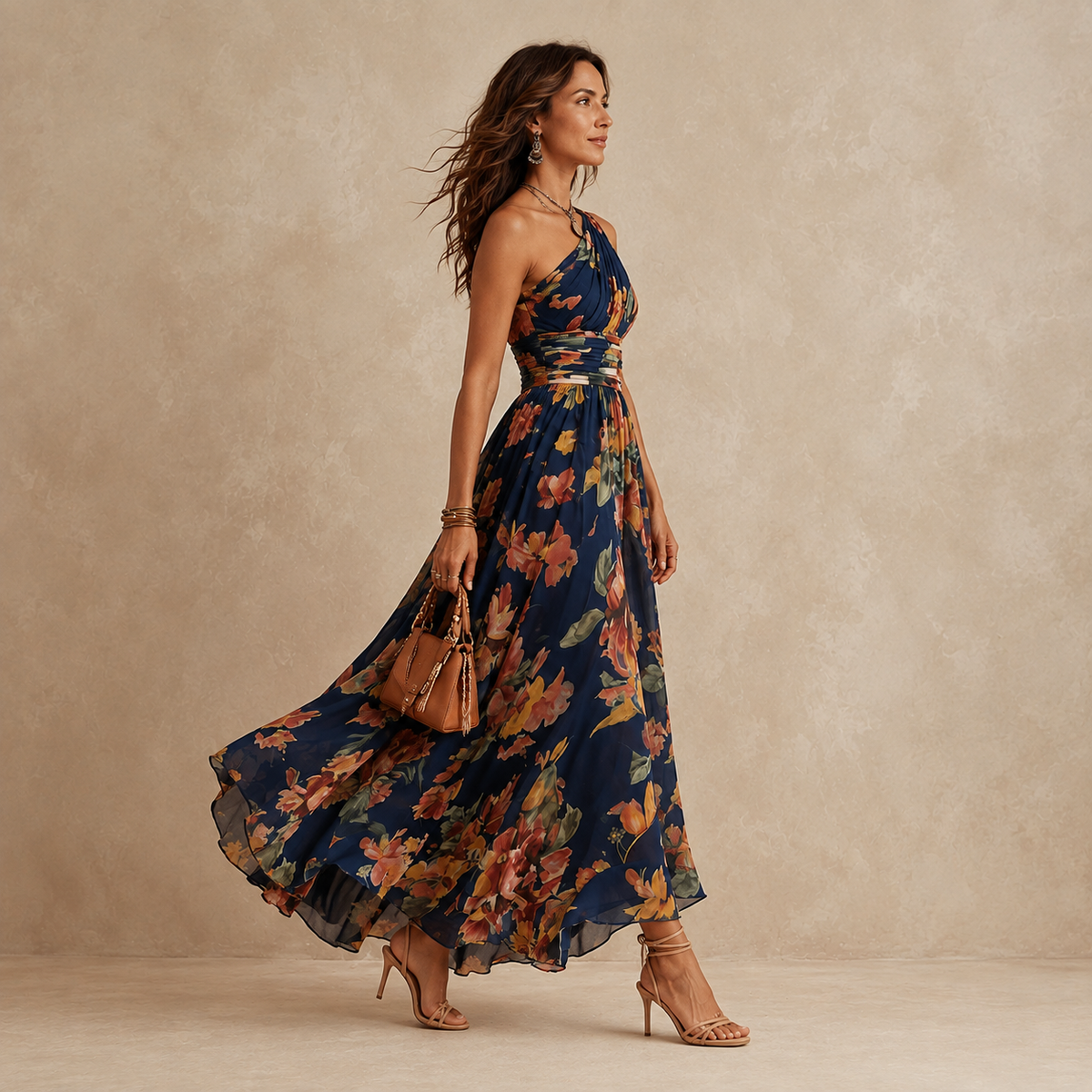 Leah | Floral Maxi Dress
