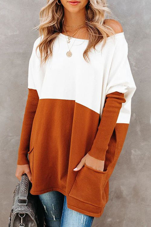 Get Comfortable Double Pocket Sweater