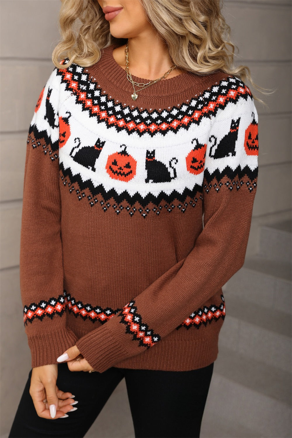 Halloween Knit Sweater