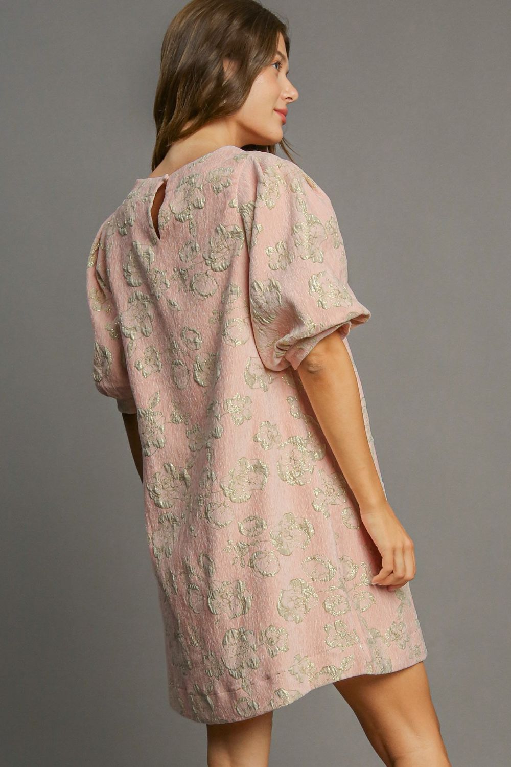 Floral Puff Sleeve Maxi Dress