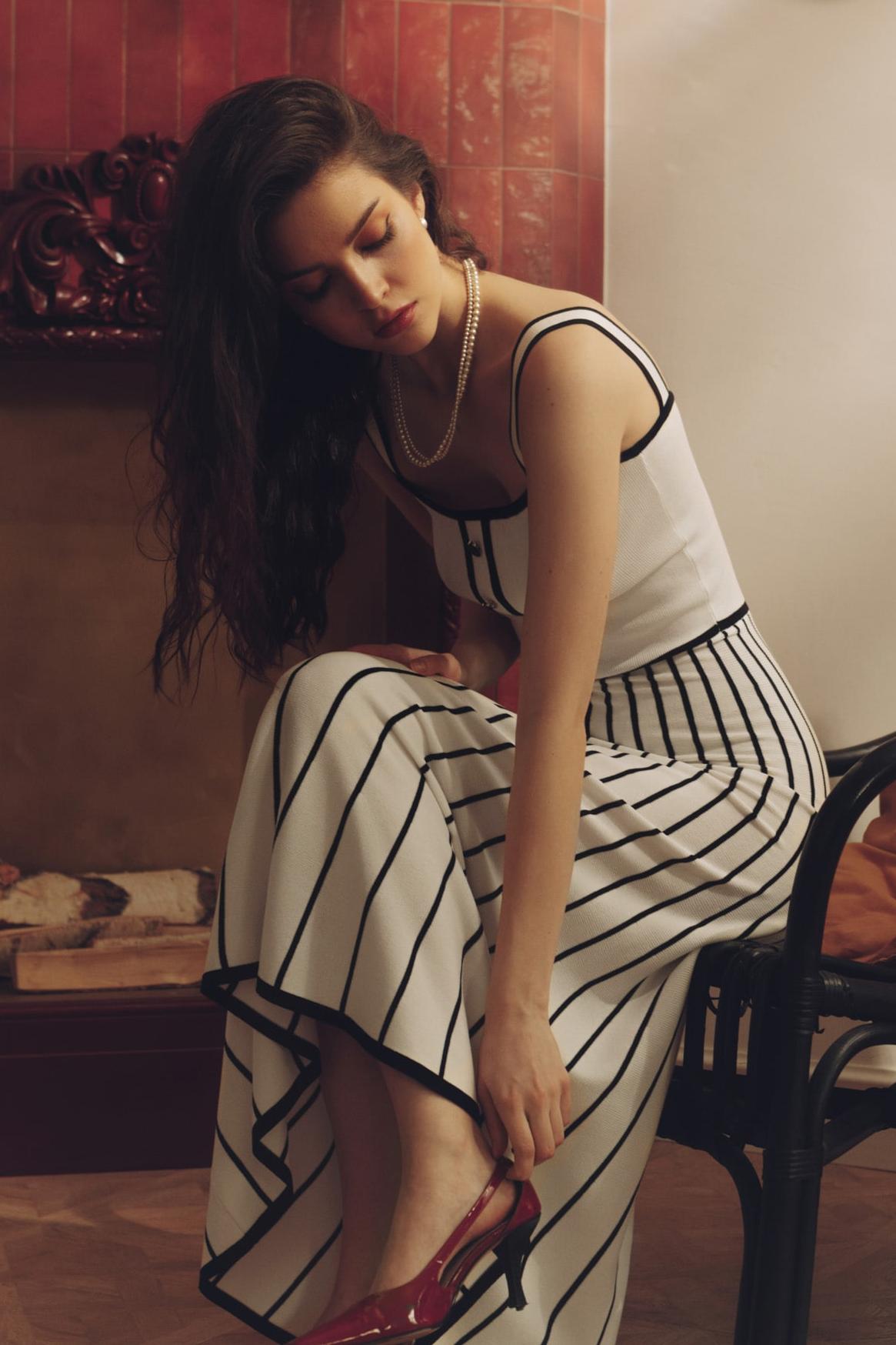 Effortless Frida When Knitting Midi Dress Premium Wardrobe Essential