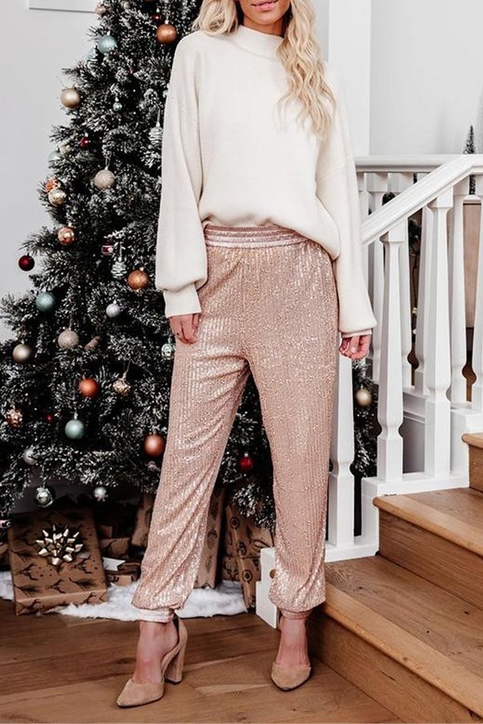 Show Your Sparkle Sequin Joggers