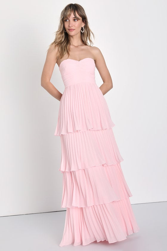 Valeria Boutique Strapless Maxi Dress Evening Wear Edit - View 10