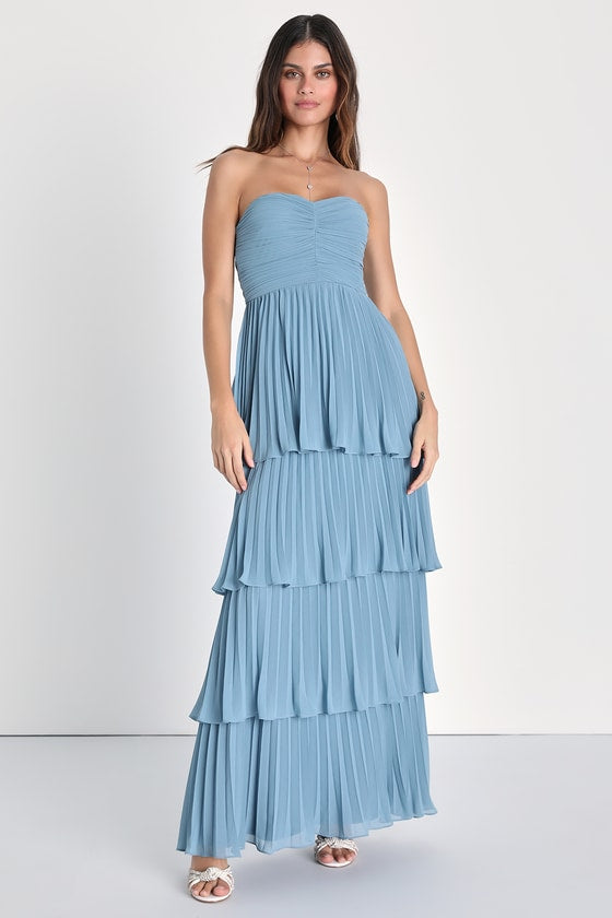 Valeria Boutique Strapless Maxi Dress Evening Wear Edit - View 7