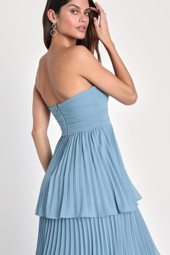Valeria Boutique Strapless Maxi Dress Evening Wear Edit - View 8