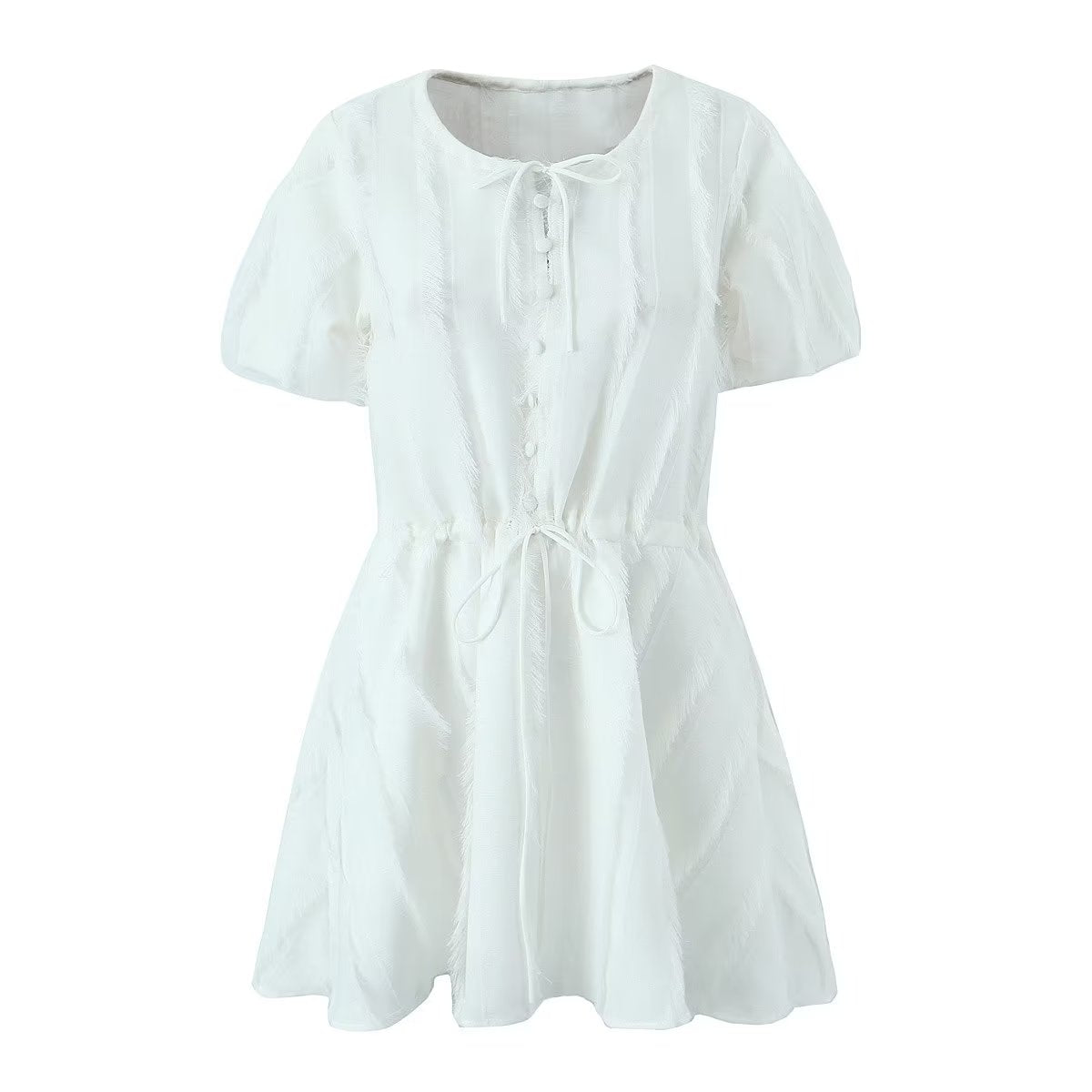 Princess Petti Dress Women Bubble Sleeve V Neck Dress