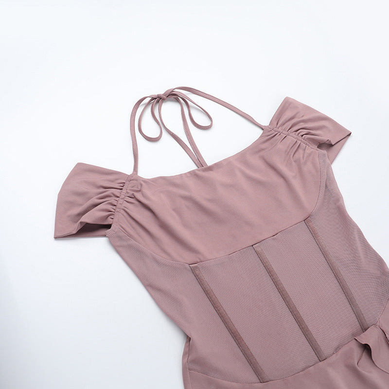 Galvin Mini Dress Khaki