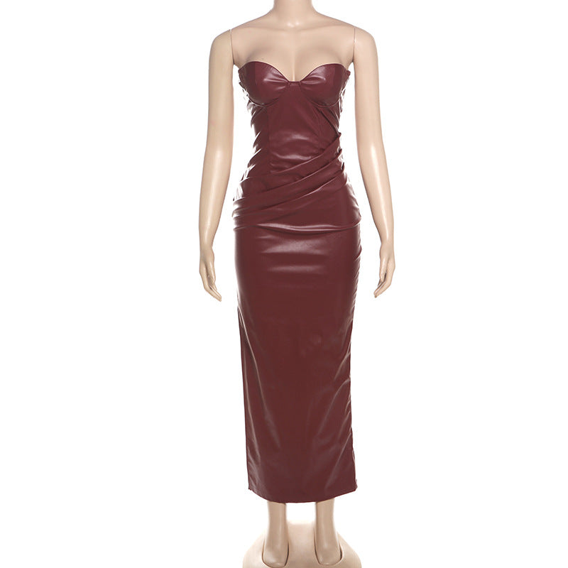 Maroon Magic Dress - Maroon
