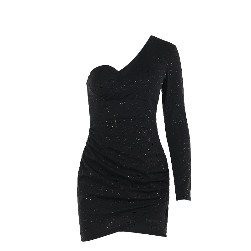 Graceful edge Dress Black