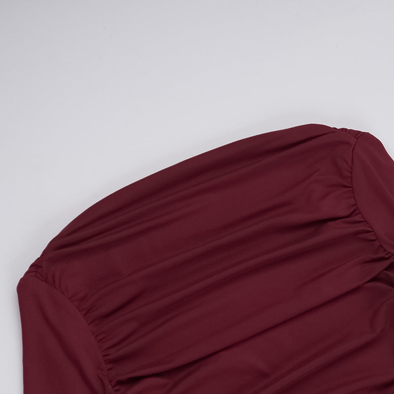 Mulberry Maxi Dress Maroon
