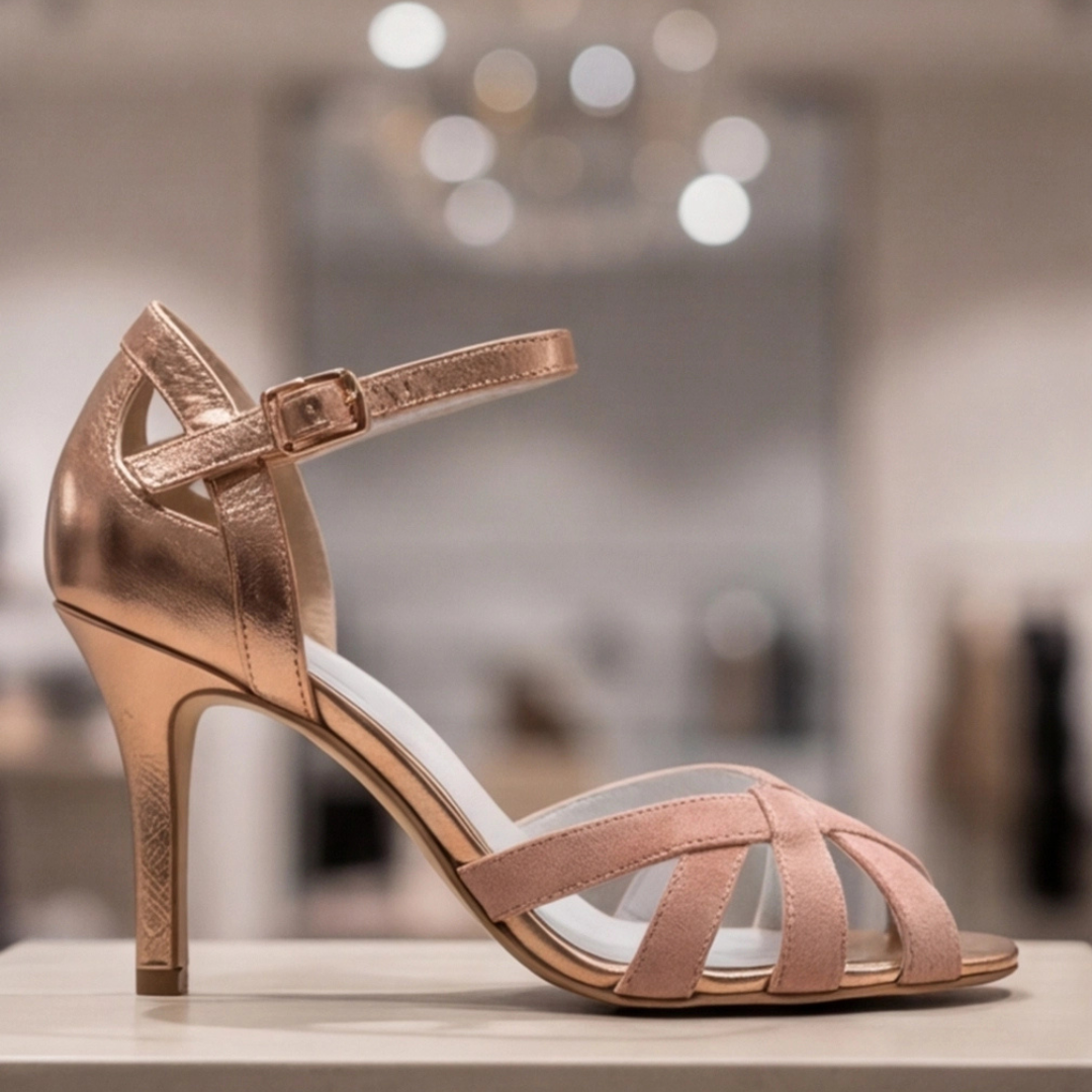 Open Toe Ankle Strap Strappy Stiletto Heel Sandals