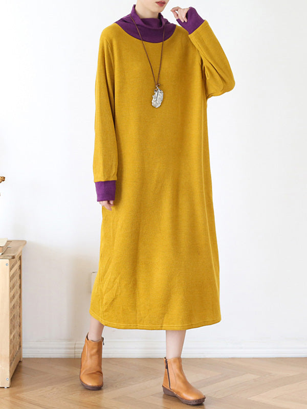 My Softer Side High-Neck Midi Dress