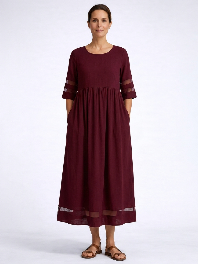Delymarina | Elegant Midi Dress