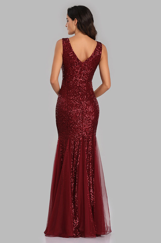 Adeline Sparkly Sequin Fishtail Gown