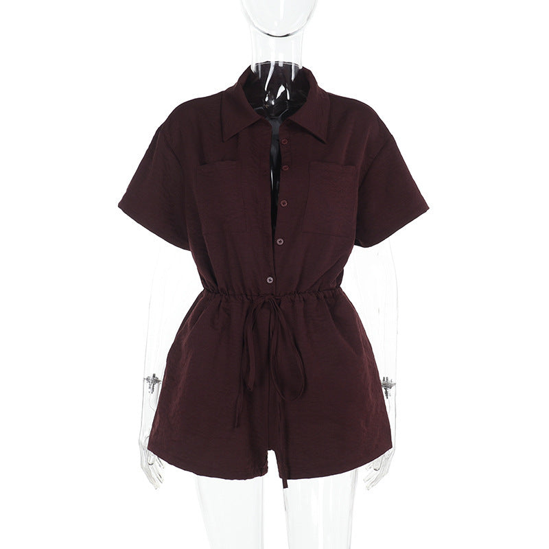 Brimley Romper - Brown