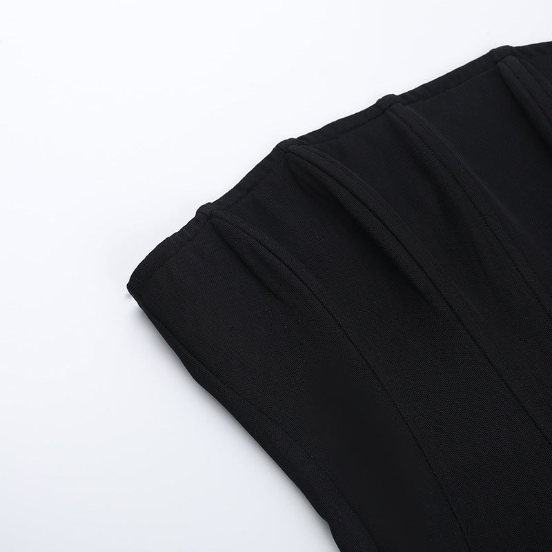 Dazzling Lady Top-Black