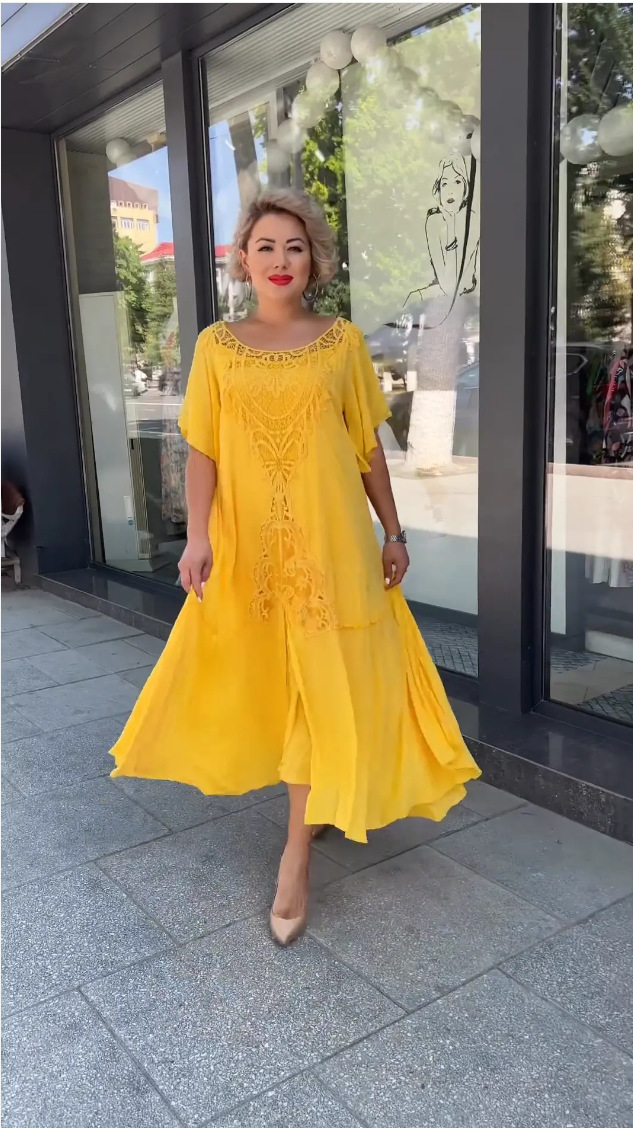Caridad Statement Stylish Summer Dress Versatile Premium Wardrobe Essential