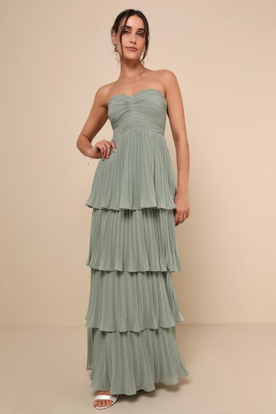 Valeria Boutique Strapless Maxi Dress Evening Wear Edit - View 14