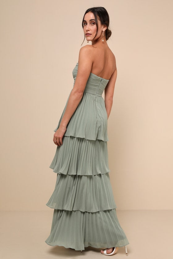 Valeria Boutique Strapless Maxi Dress Evening Wear Edit - View 15