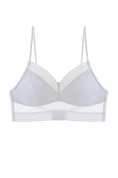 Dot Mesh Bra