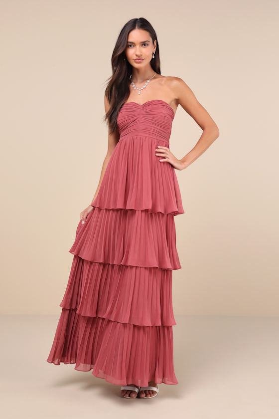 Valeria Boutique Strapless Maxi Dress Evening Wear Edit - View 12