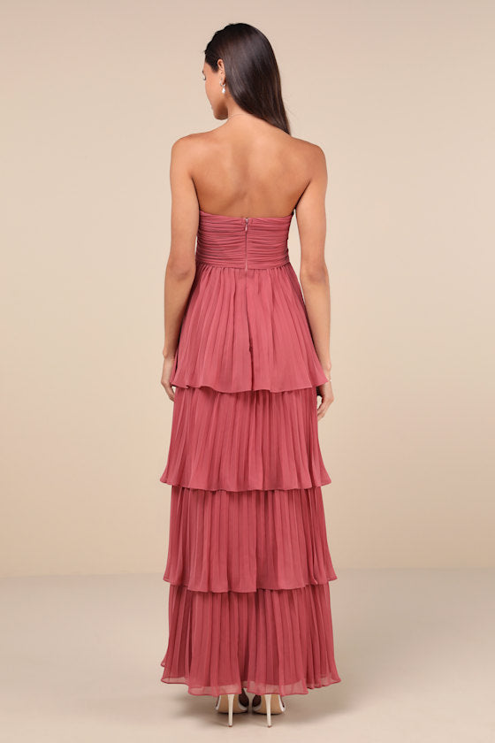 Valeria Boutique Strapless Maxi Dress Evening Wear Edit - View 13