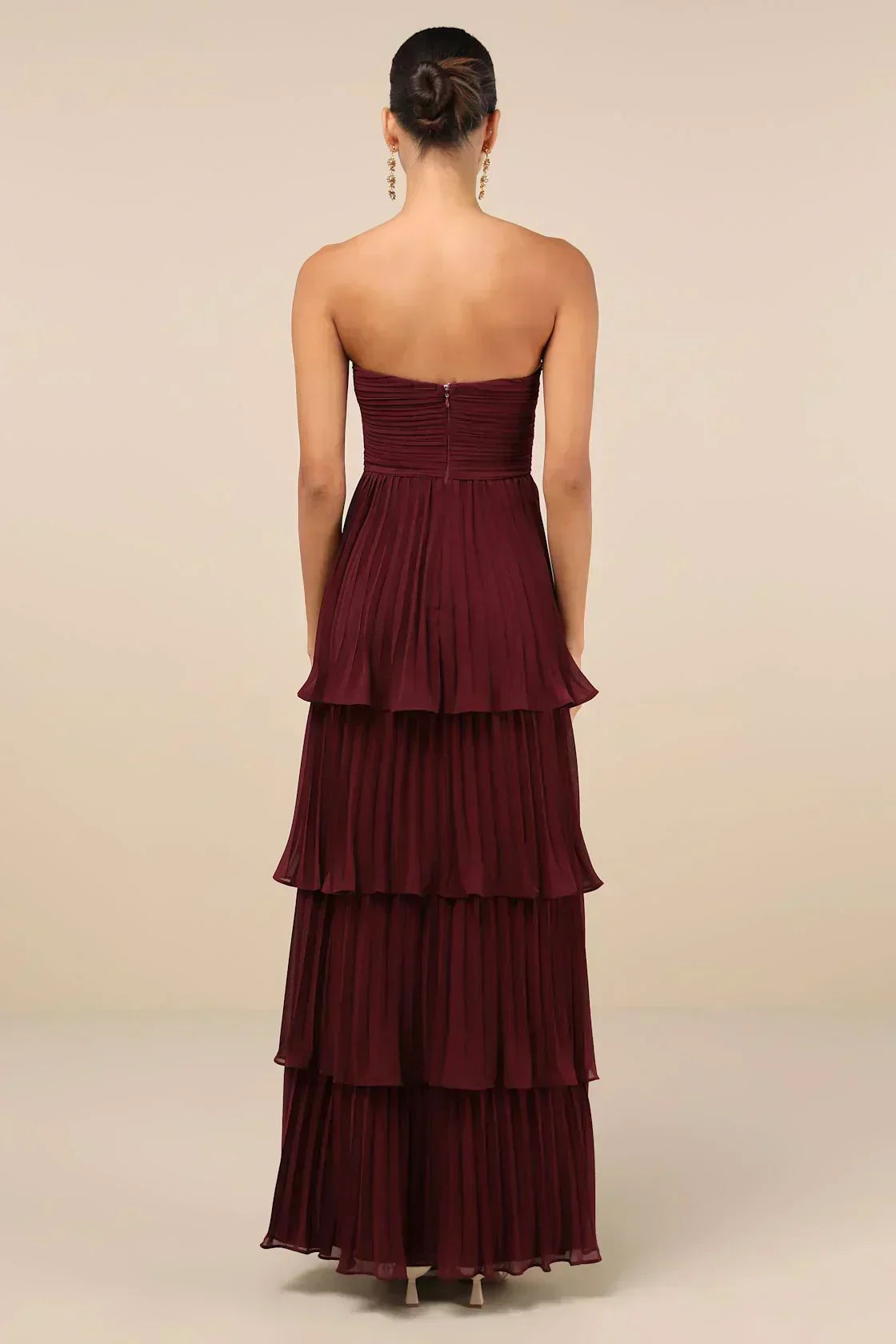 Valeria Boutique Strapless Maxi Dress Evening Wear Edit - View 2