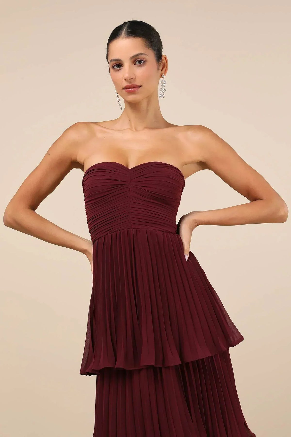 Valeria Boutique Strapless Maxi Dress Evening Wear Edit - View 4