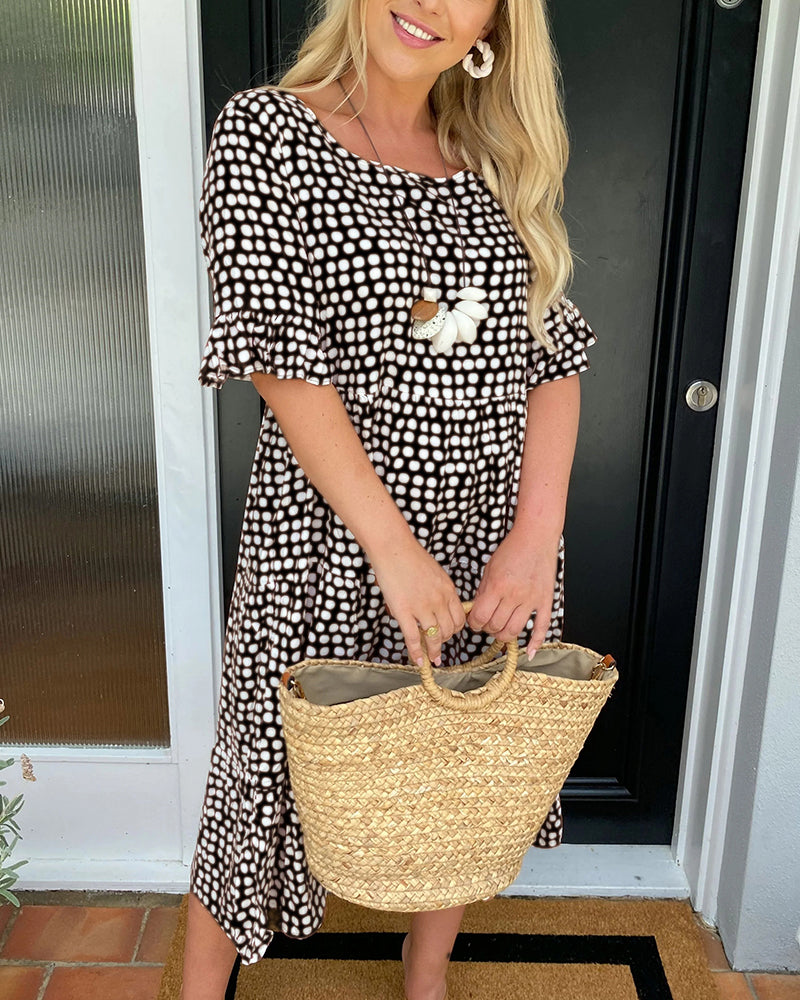 Masha Classic and Elegant Summer Dress for Women Modern Chic Style
