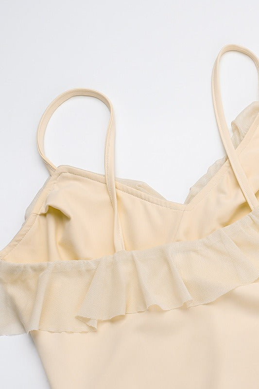 Resort Ruffle Slip Dress