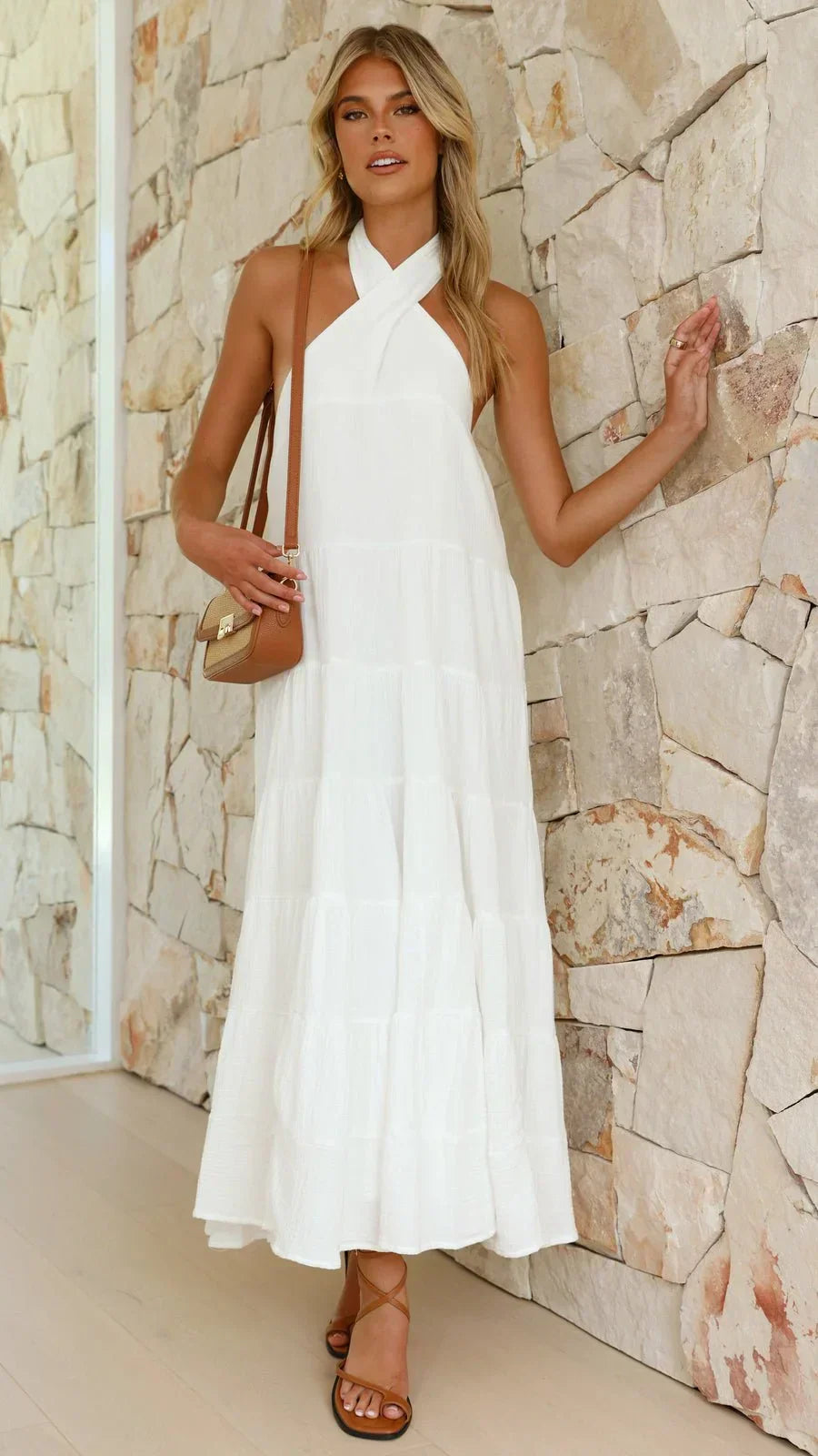 Gardenia Statement Wide Dress Evening Wear Edit