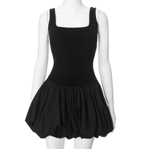 Drama in Town Mini Dress - Black